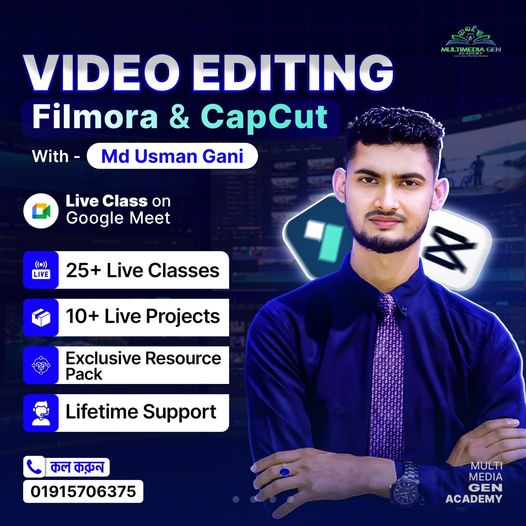 Video Editing with Filmora & CapCut Live Course